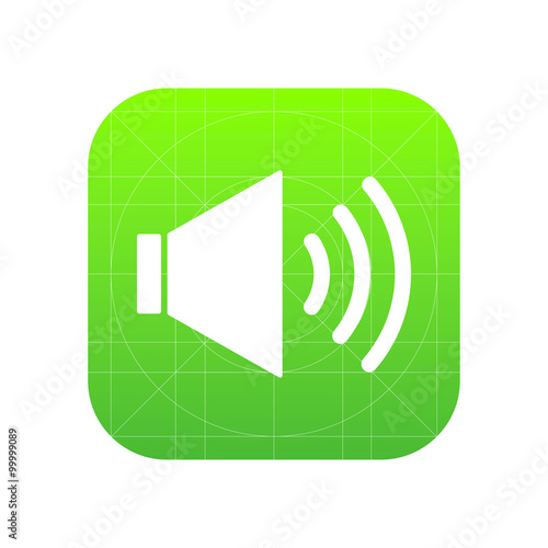 Volume on sign icon, vector...