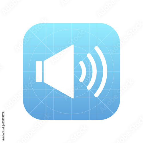 Volume on sign icon, vector...