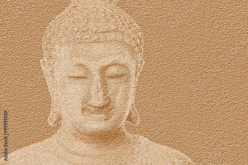 art grunge buddha statue texture illustration background