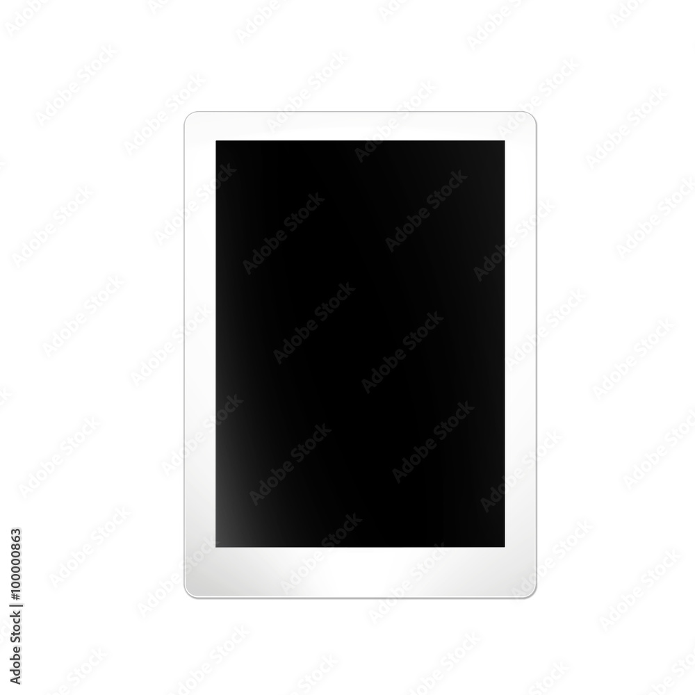 blank screen digital tablet isolated on white blank screen digital tablet isolated on white