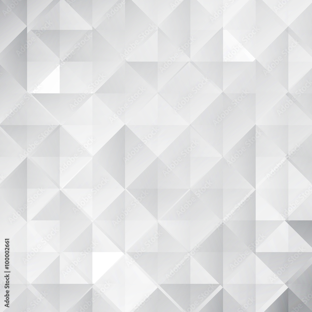 Fototapeta premium Vector Abstract geometric shape from gray. 
