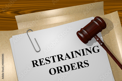 Restraining Orders concept photo