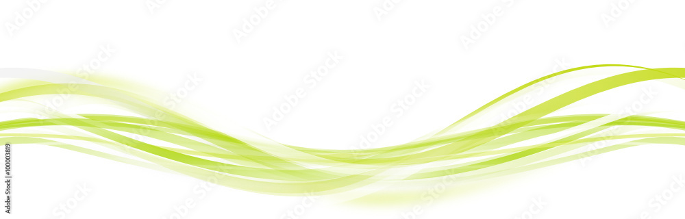 Welle Wellen Grün Band Banner Welle Wellen Grün Band Banner
