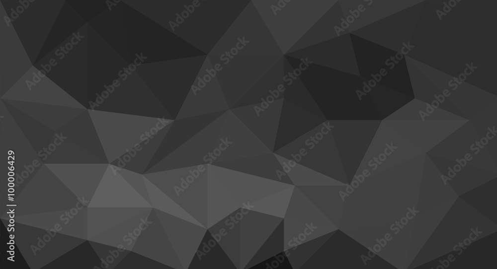 Black polygonal mosaic texture Black polygonal mosaic texture