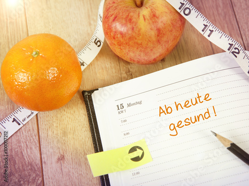 Kalender ab heute gesund