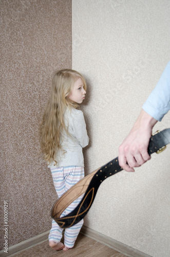 Child Abuse with abusive parent father