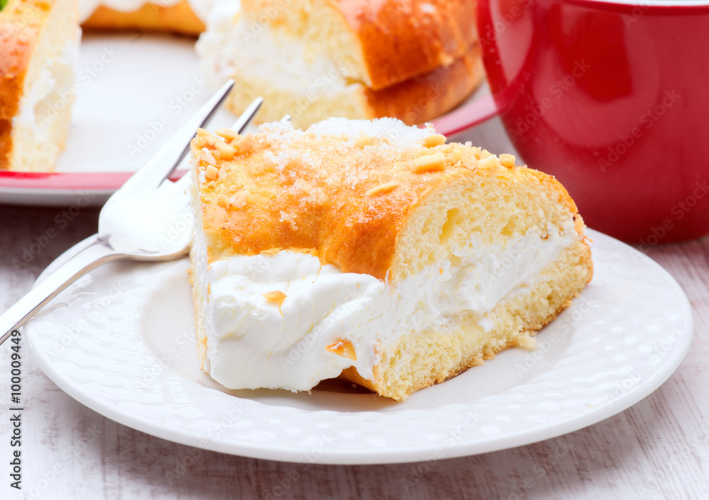 roscón de Reyes, typical Spanish roscón de Reyes, typical Spanish
