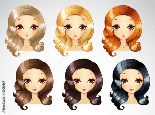 Fashion Evening Curls Hairstyling Set
