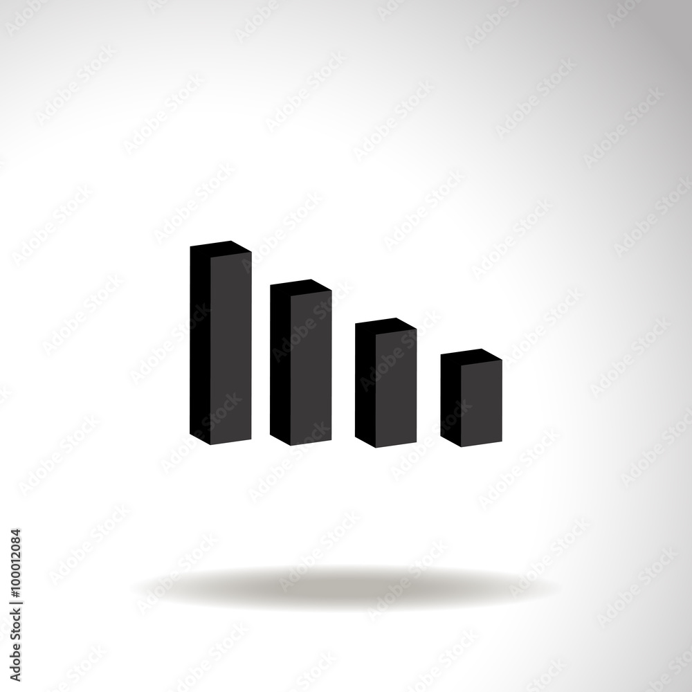 Business graph. Business graph.