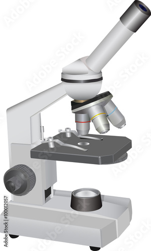microscope vector illustration