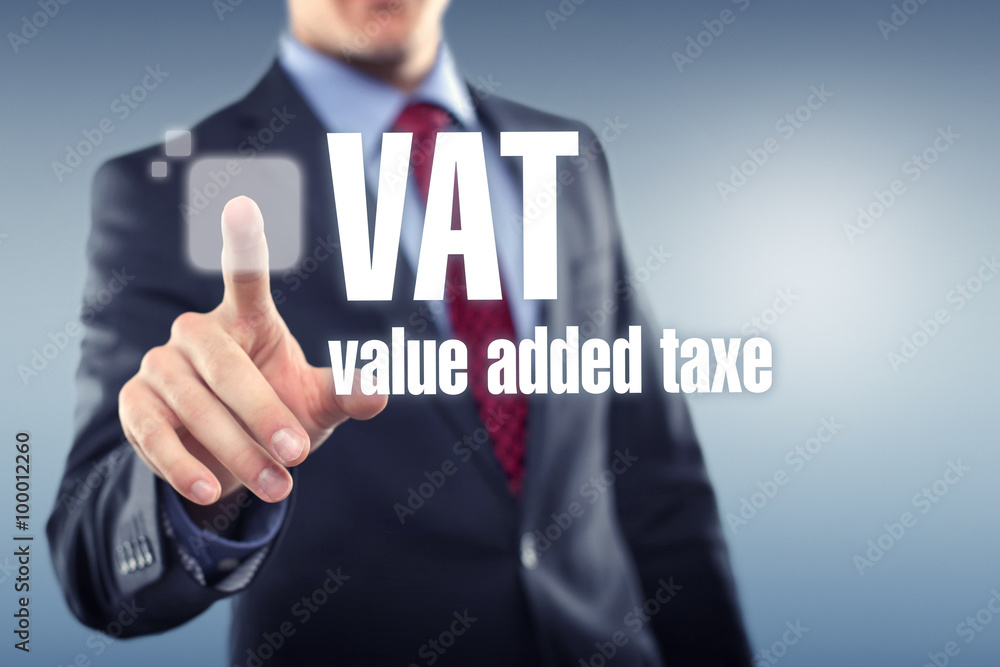 VAT / Man touching Screen VAT / Man touching Screen