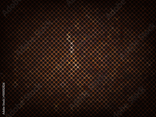 rusty metal grid