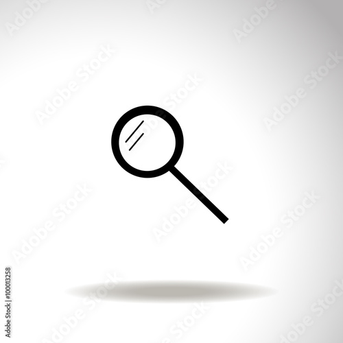 Pictograph of search vector icon