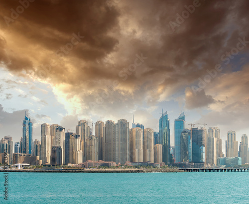Dubai Marina buildings © jovannig