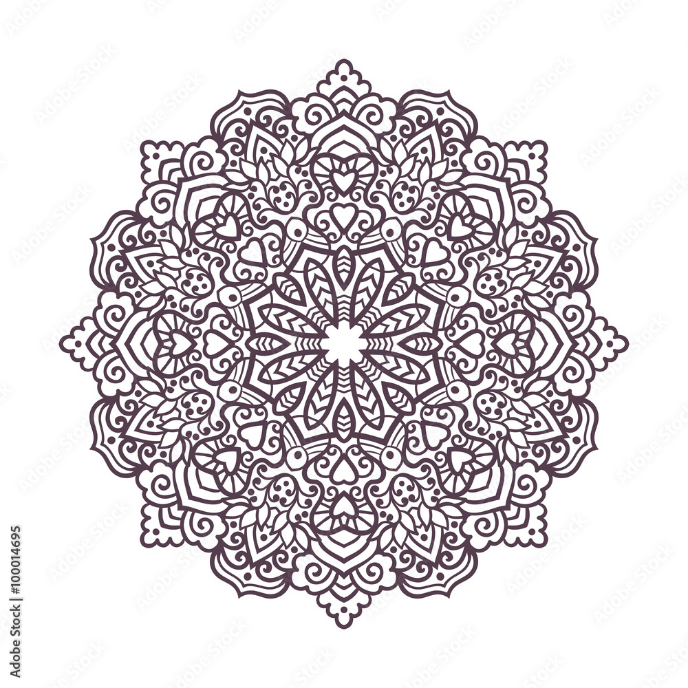 Vector mandala ornament