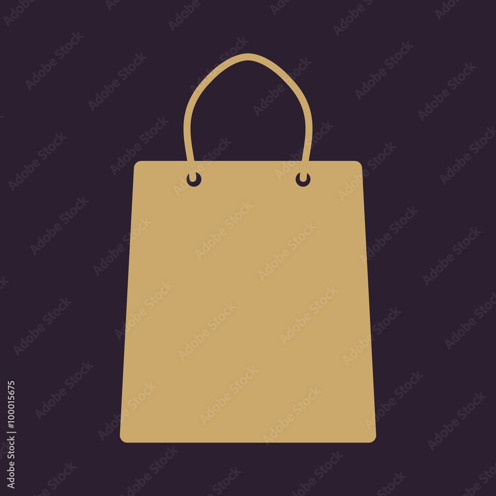 The shopping bag icon The shopping bag icon