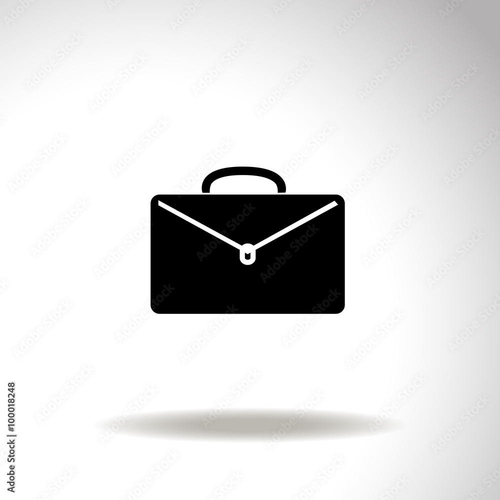 Briefcase vector icon. Briefcase vector icon.