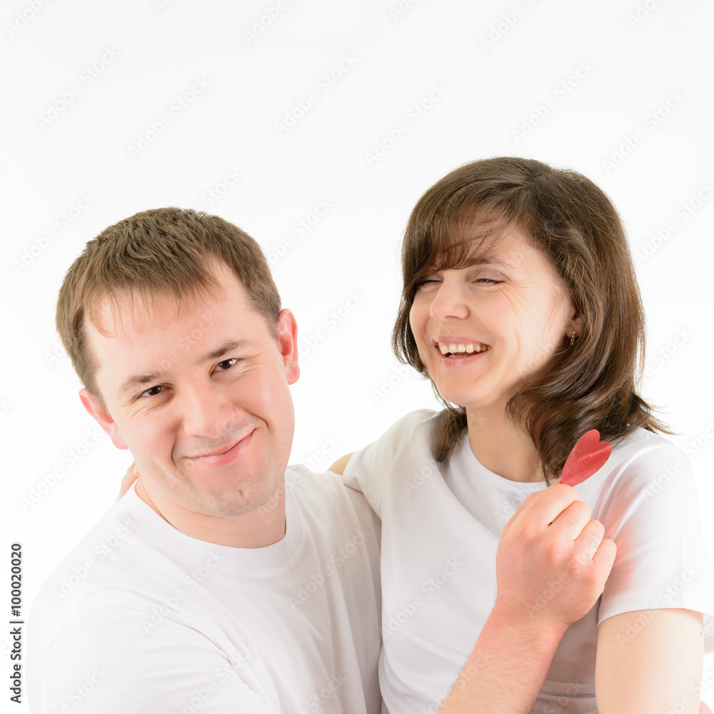 Love couple tenderly embracing Love couple tenderly embracing