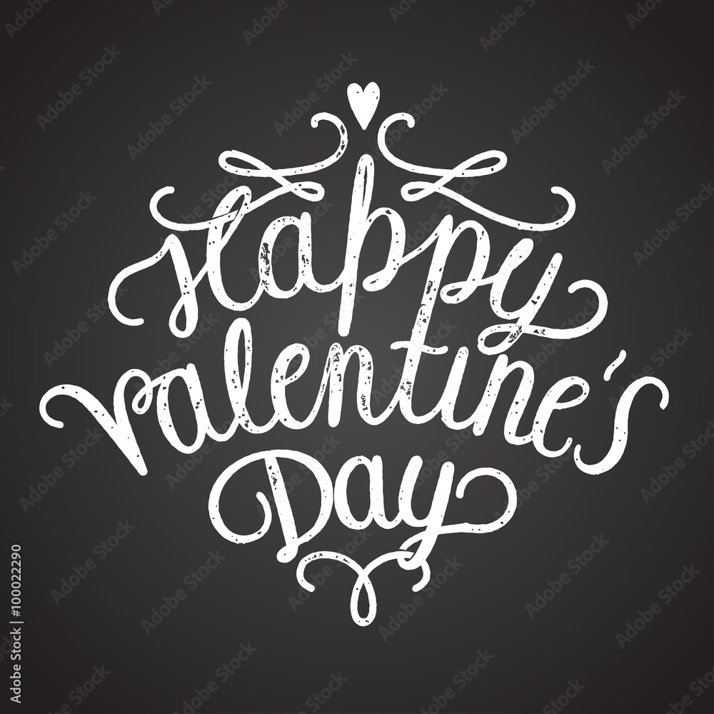 happy valentines day card chalk board happy valentines day card chalk board