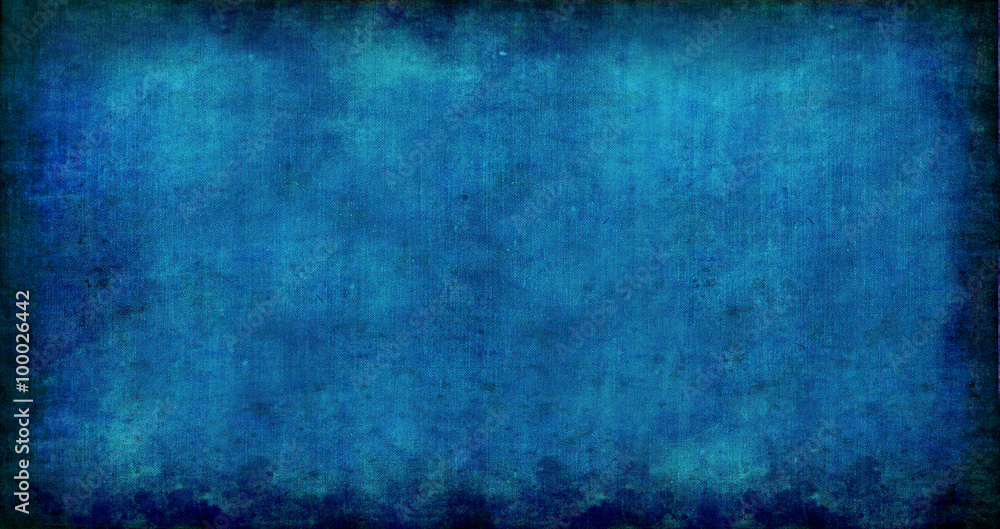 Painted Blue Linen With Visible Pattern Painted Blue Linen With Visible Pattern