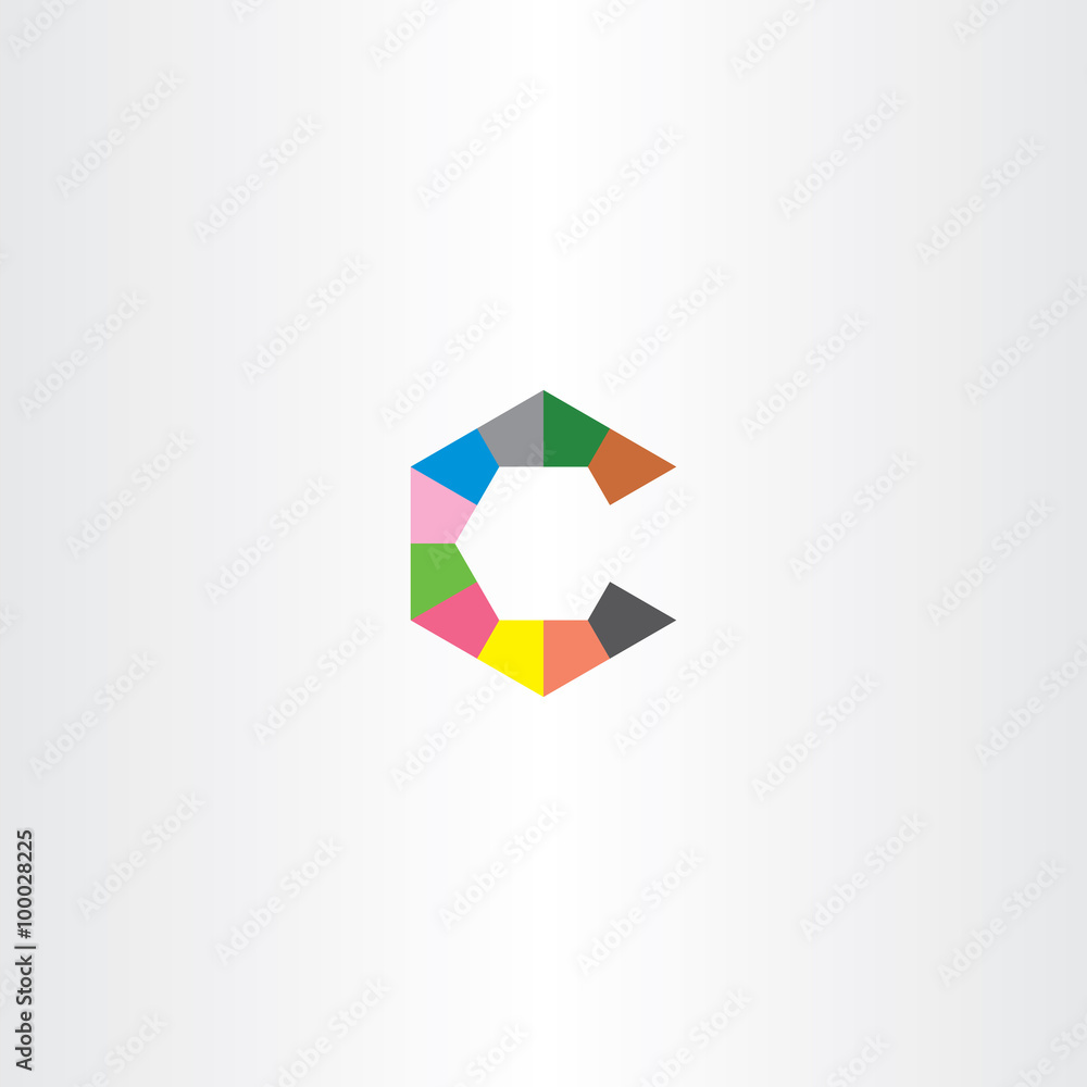 c letter hexagon logo vector icon c letter hexagon logo vector icon