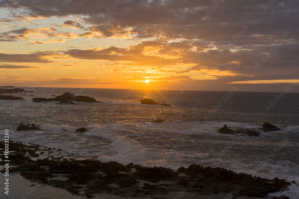 Fototapeta premium 世界遺産・エッサウィラの夕日