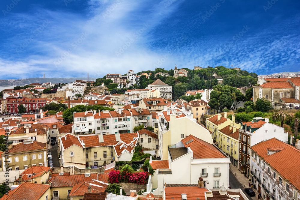 Lisbon city, Portugal. Housing view
