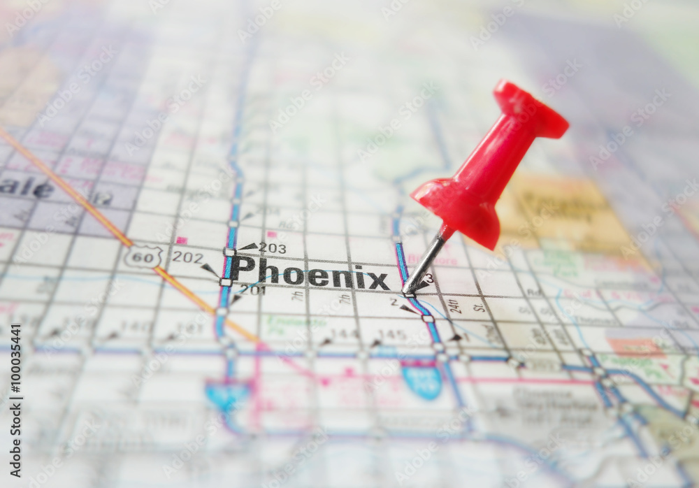 Phoenix Arizona map Phoenix Arizona map