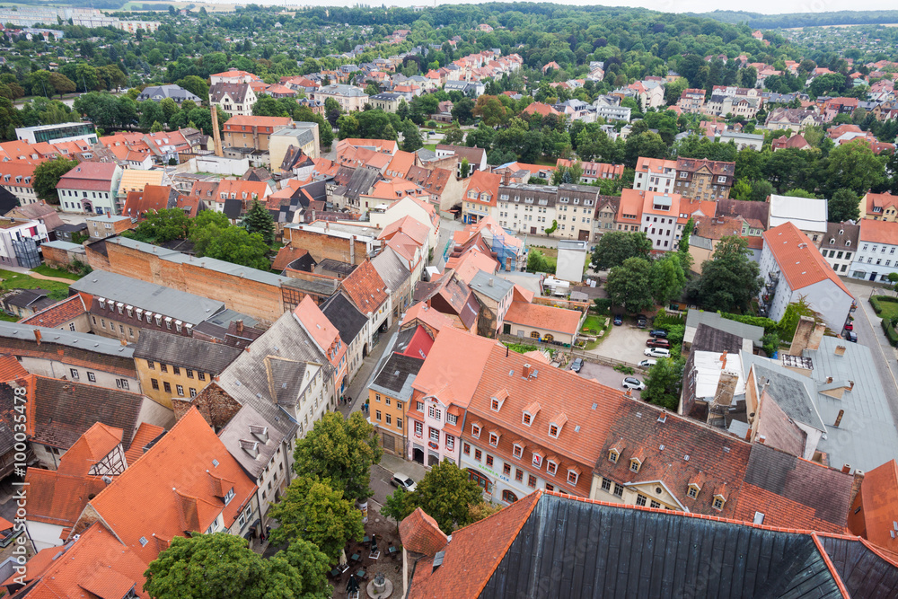 View over Naumburg (Saale)