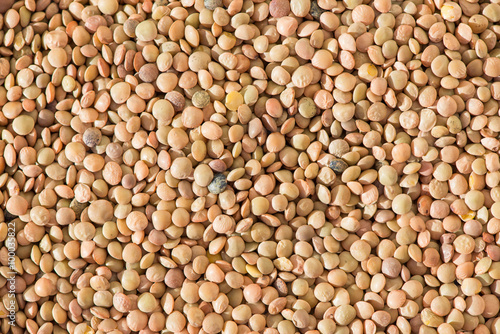 Tableau sur toile Castelluccio lentils background, traditional italian specialty.
