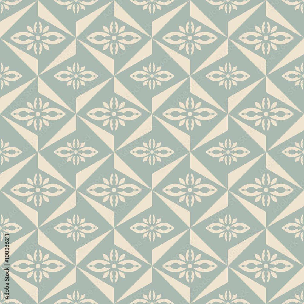 Elegant antique background image of triangle geometry flower pattern.
Elegant antique background image of triangle geometry flower pattern.