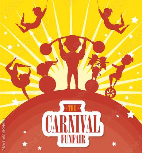Circus carnival entertainment 