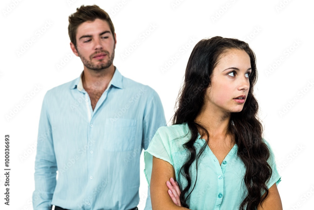 Couple having argument Couple having argument