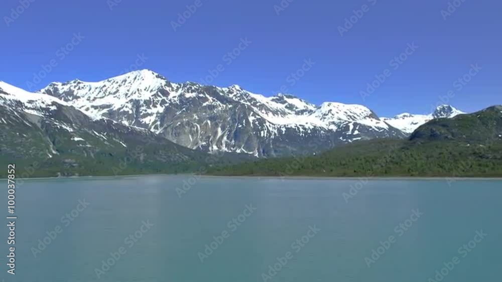 Traveling time-lapse filmed from a cruise ship in Glacier Bay, Alaska. Traveling time-lapse filmed from a cruise ship in Glacier Bay, Alaska.