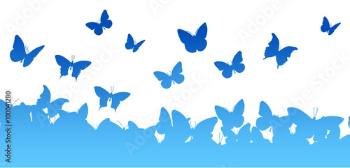farfalle, silhouette, sagome, volare, leggerezza, volo