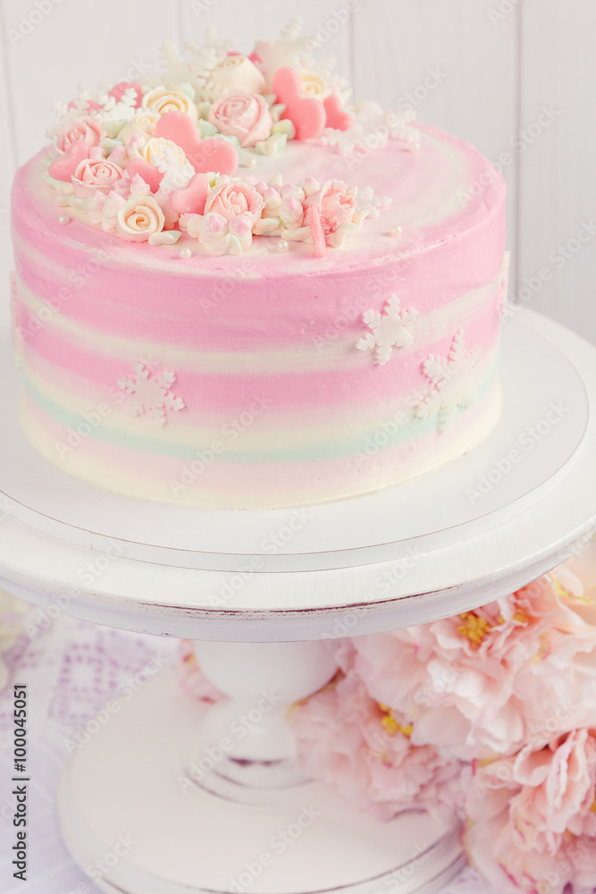 Pink Valentine Cake Pink Valentine Cake