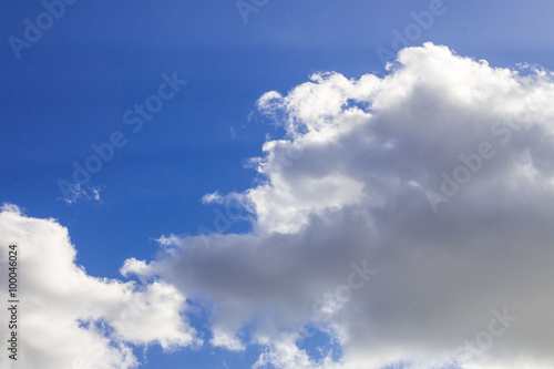 Blue sky with cloud © bebeball