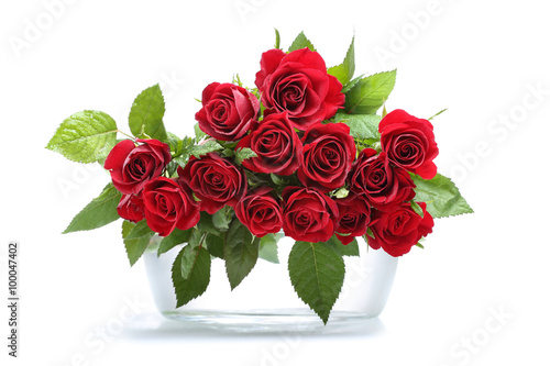 Red roses bouquet 