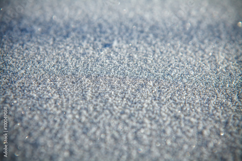 frosted surface of the shallow depth of field