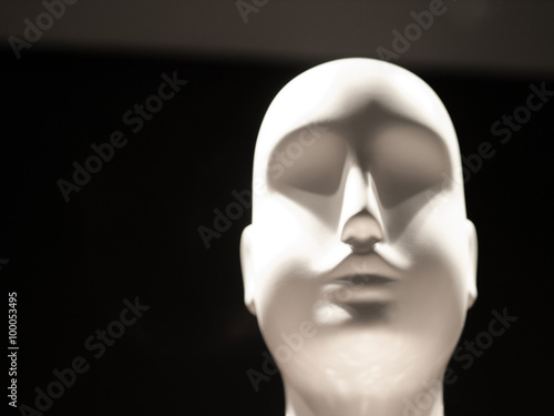 White Mannequin Head