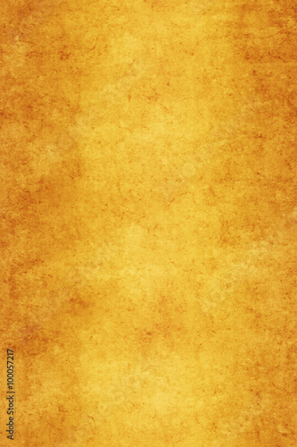 Yellow Brown Parchment Paper Textured Background