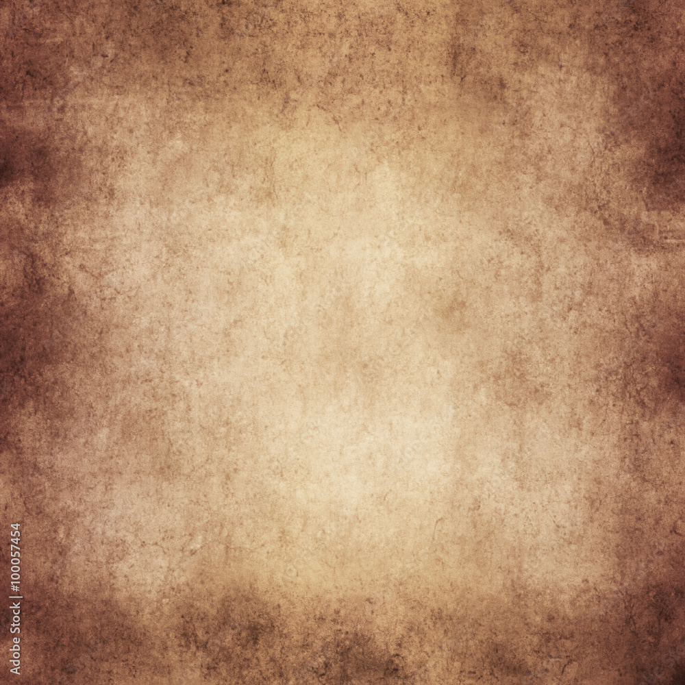 Vintage Tan Brown Parchment Paper Textured Background