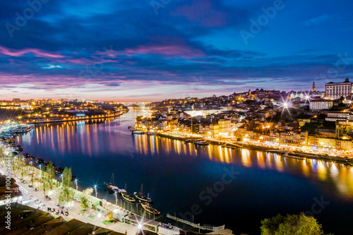 Porto in the evening