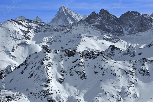 Dent Blanche in the Swiss Alps