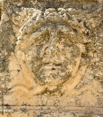Roman Sculpture of worried man