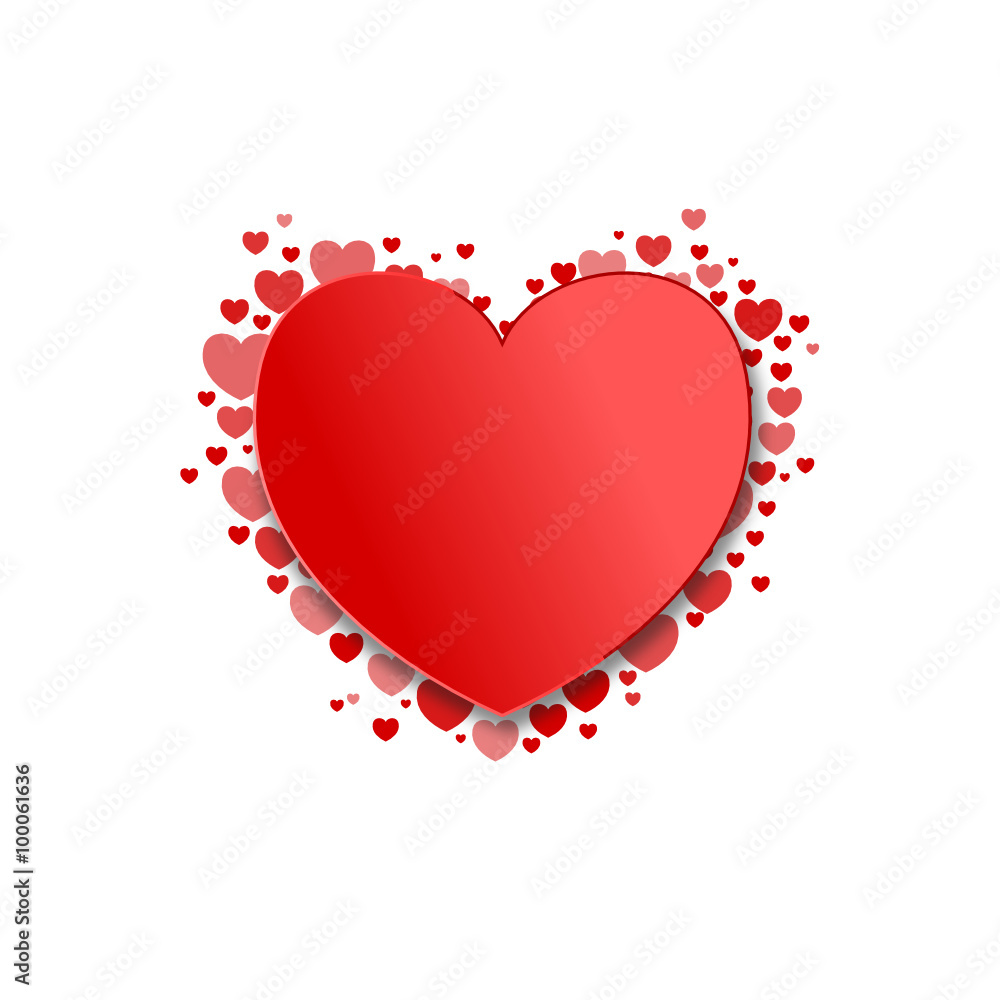 Herz Schild Adobe Stock