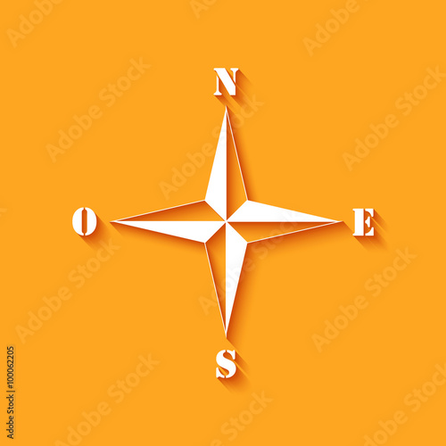 Logo rose des vents.