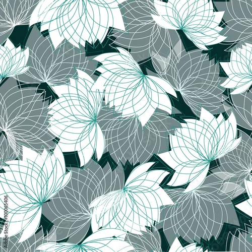 Tapety Kwiatowy wzór z lotosu