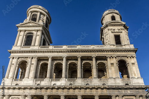 Saint-Sulpice church - Roman Catholic Church in Paris, France.