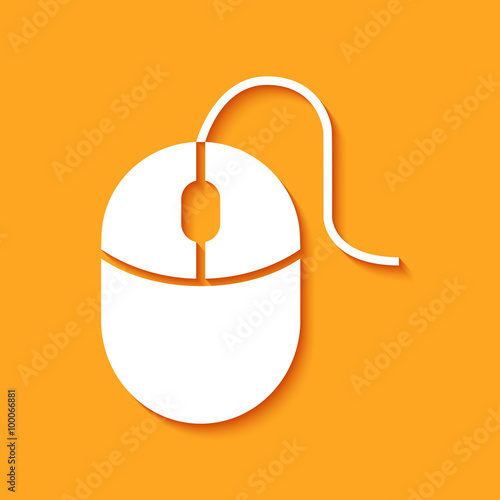 Logo souris ordinateur.